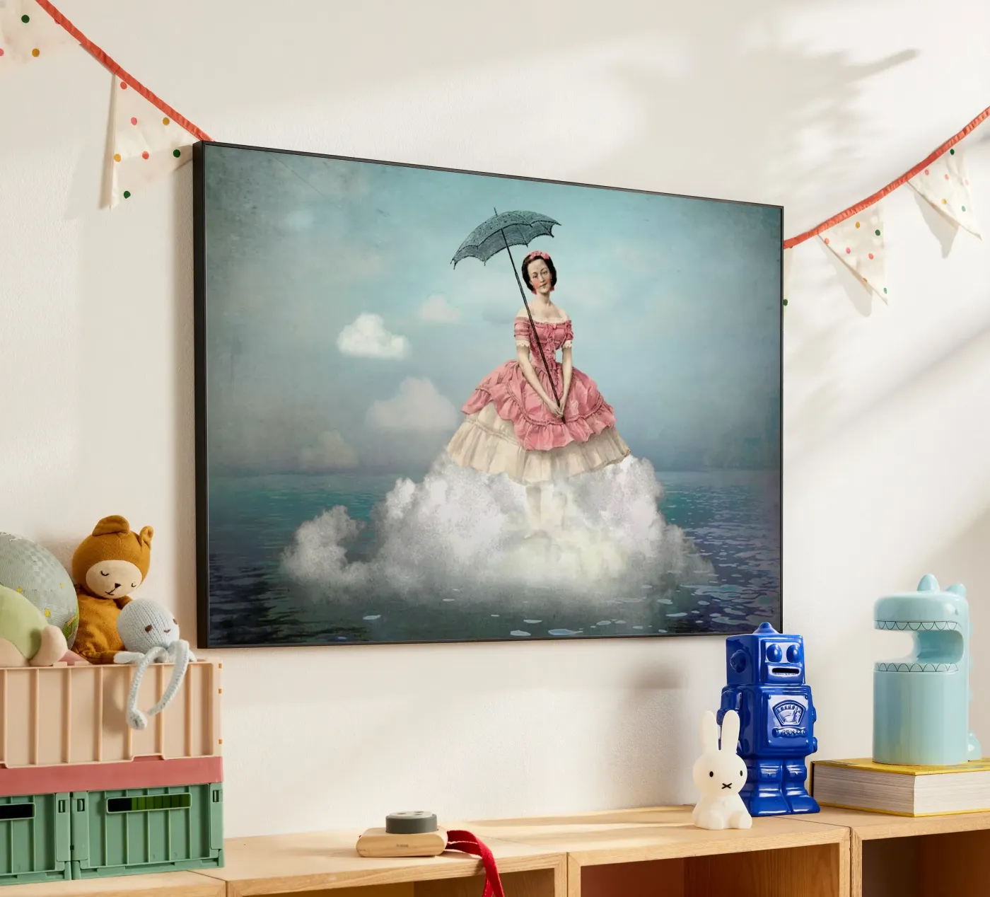 Swimming Cloud alluminio dibond da Catrin Welz-Stein
