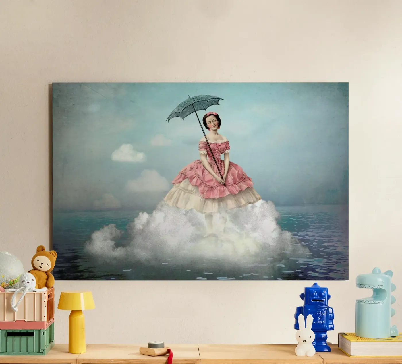 Swimming Cloud alluminio dibond da Catrin Welz-Stein