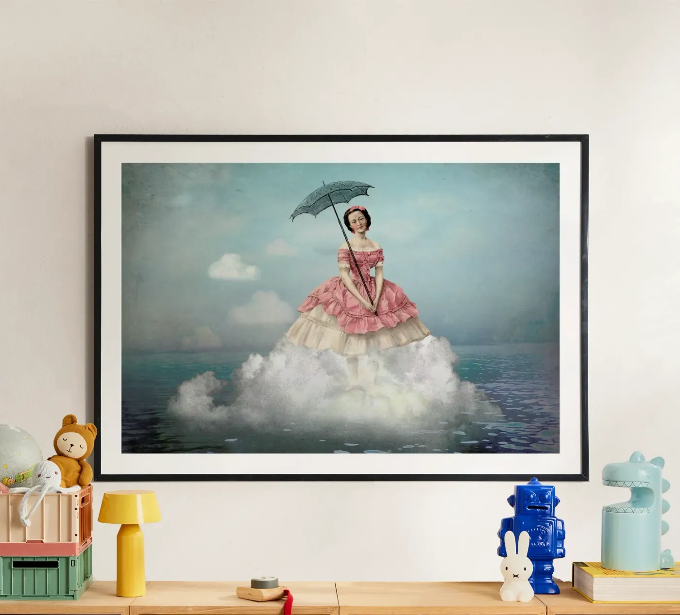 Swimming Cloud Poster von Catrin Welz-Stein