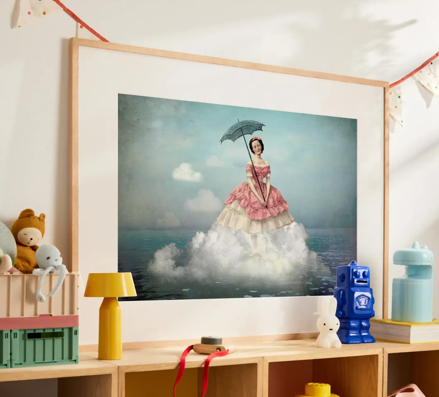 Swimming Cloud Poster von Catrin Welz-Stein