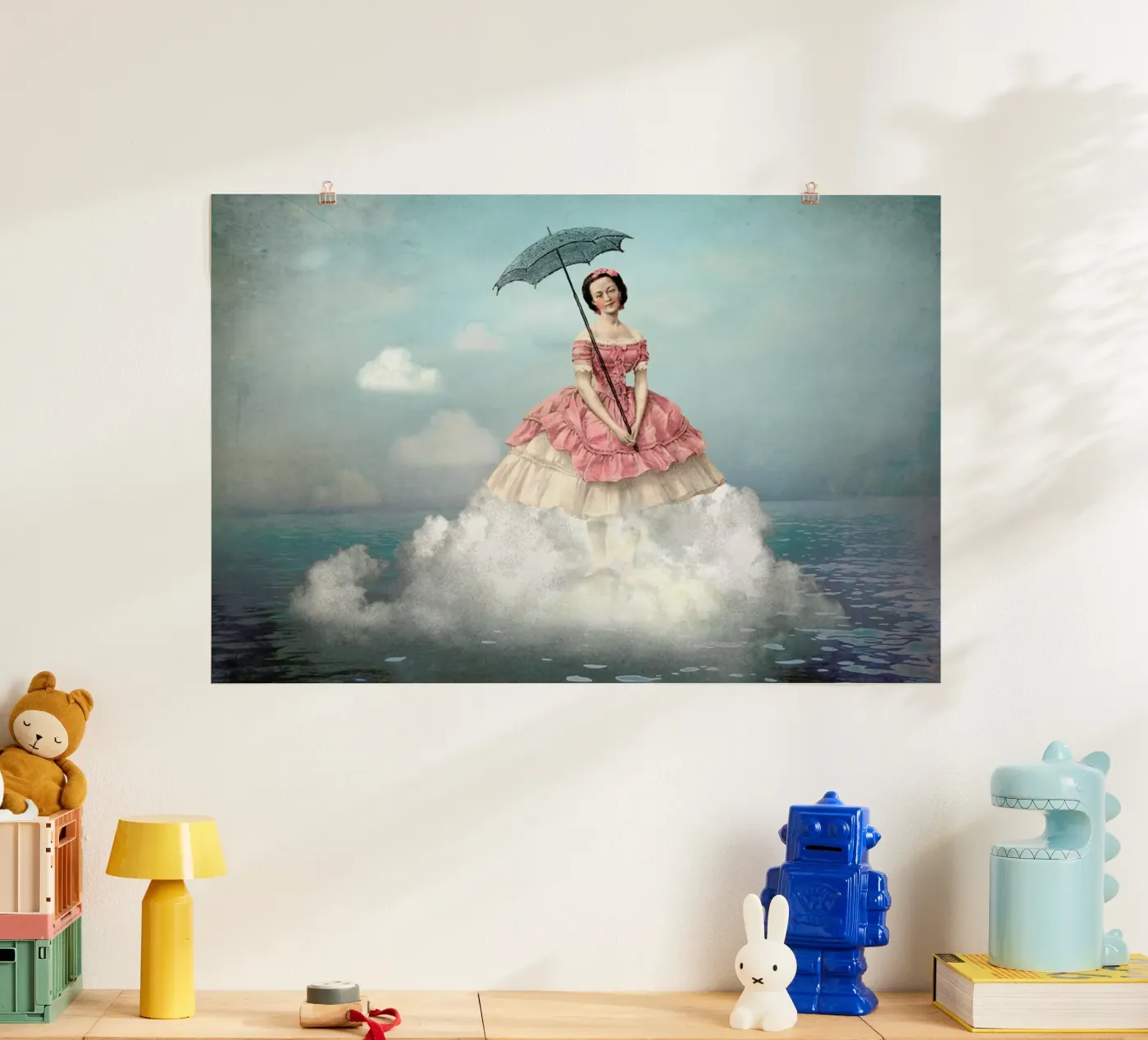 Swimming Cloud Poster von Catrin Welz-Stein