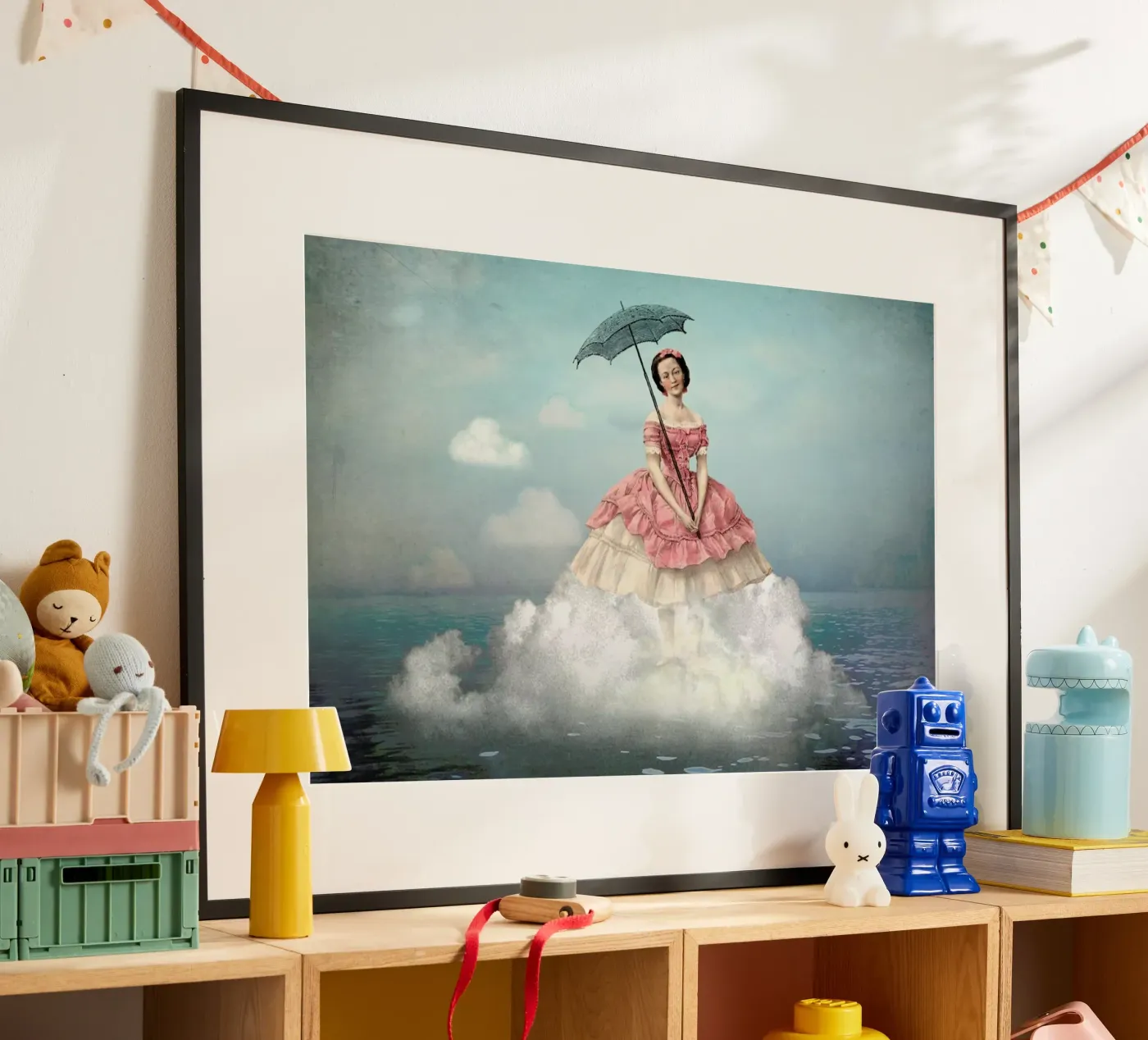 Swimming Cloud Poster von Catrin Welz-Stein
