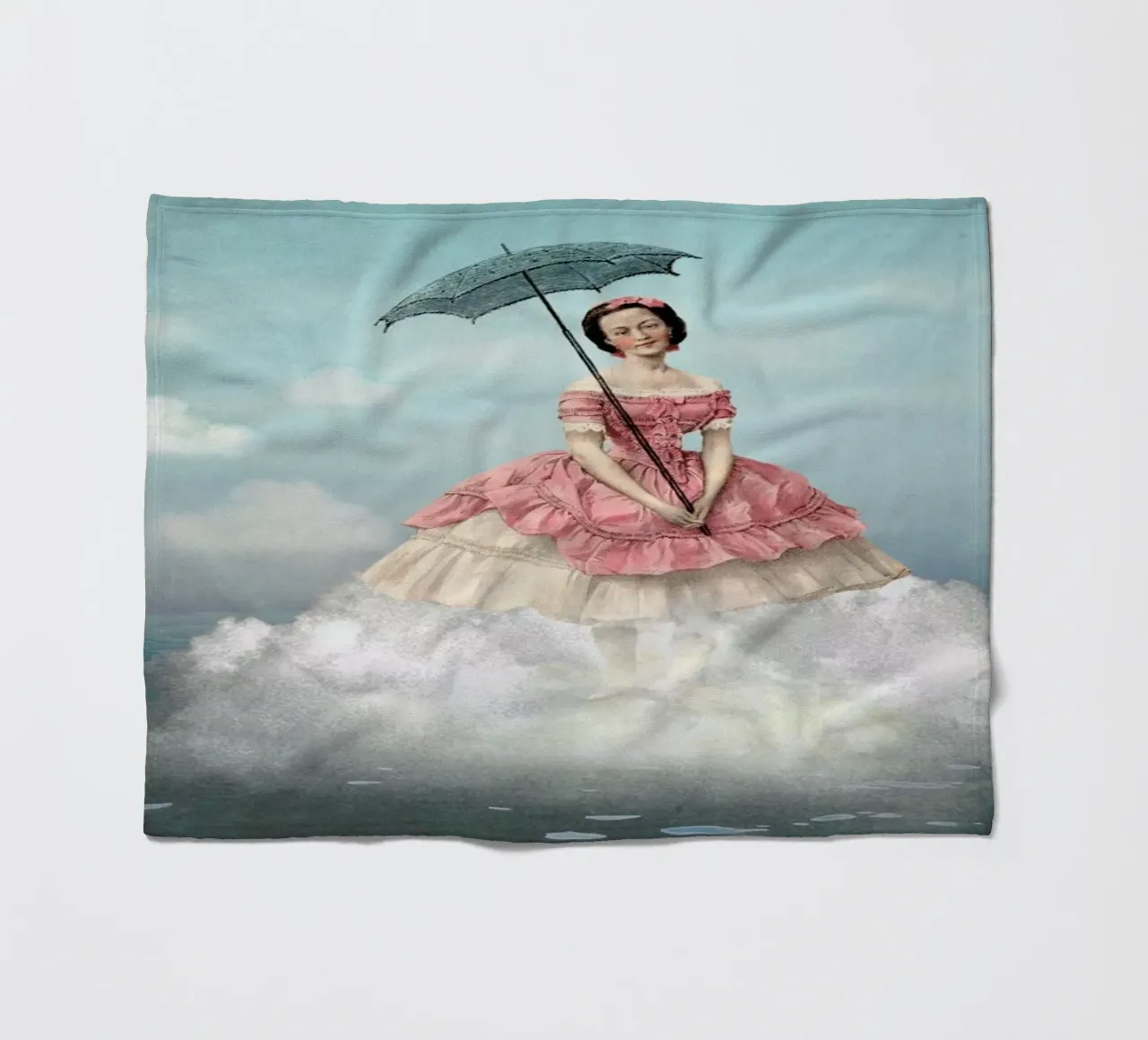 Swimming Cloud Fleecedecke von Catrin Welz-Stein