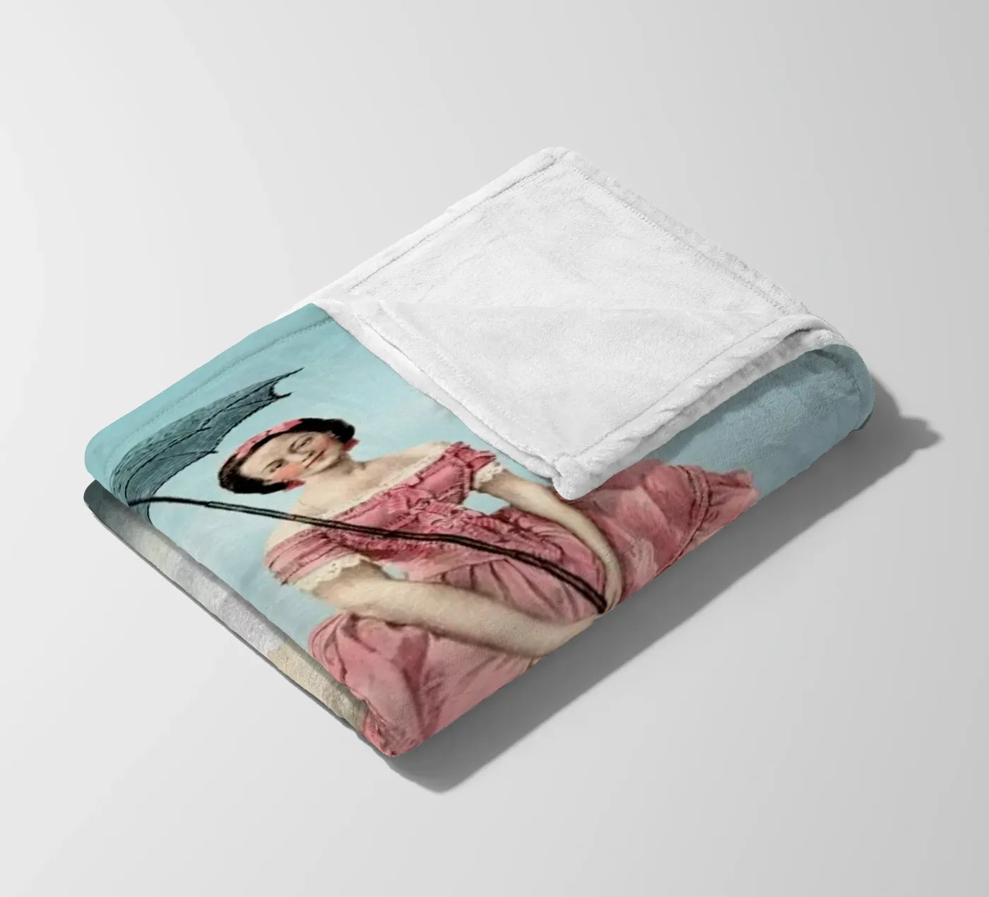 Swimming Cloud Fleecedecke von Catrin Welz-Stein