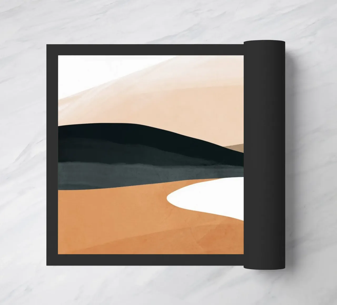 Abstract Art Landscape 15 doormat by ThingDesign