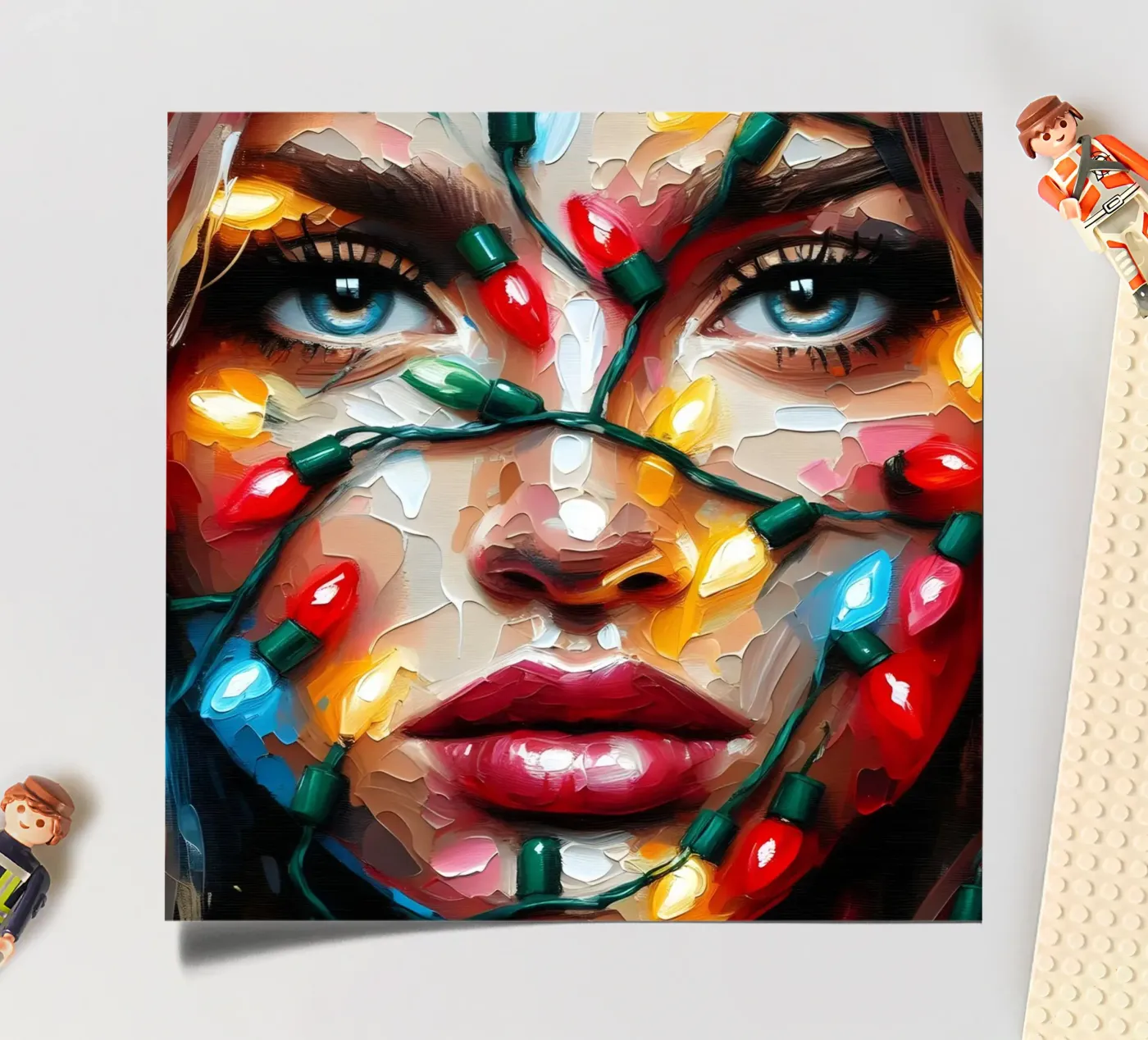 Christmas String Lights sticker sheet by ARTOMATIC