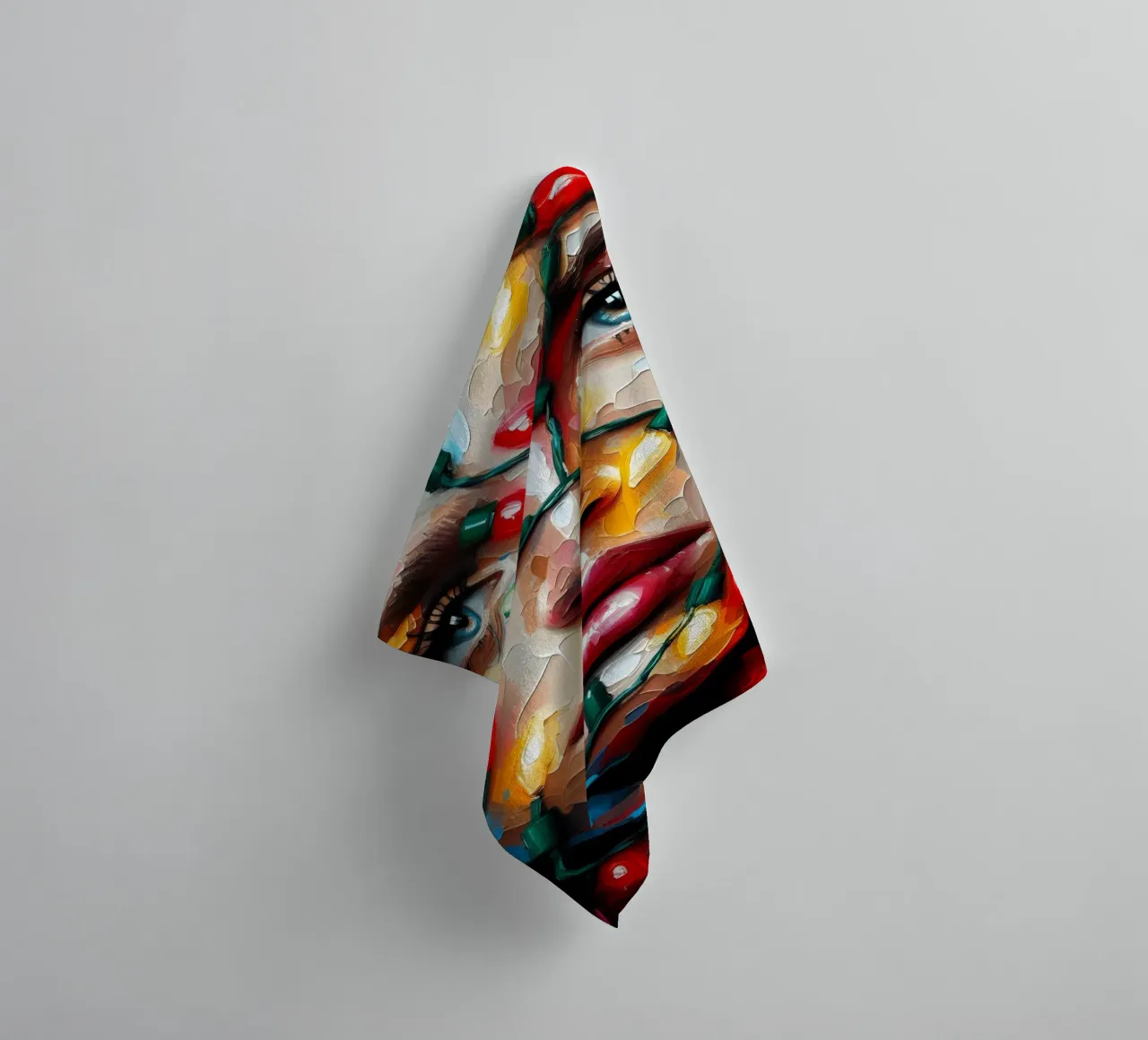 Christmas String Lights towel by ARTOMATIC