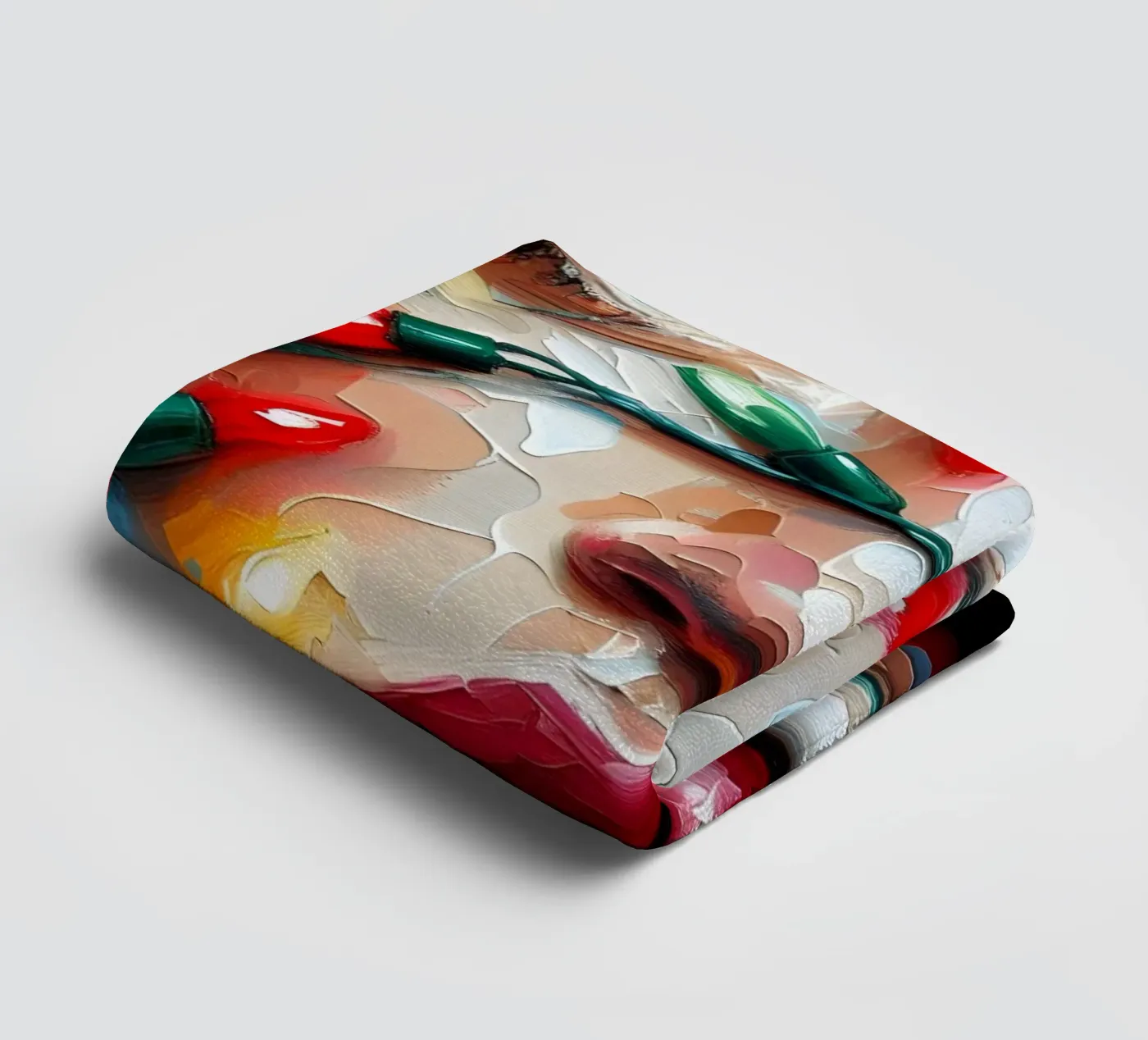 Christmas String Lights towel by ARTOMATIC