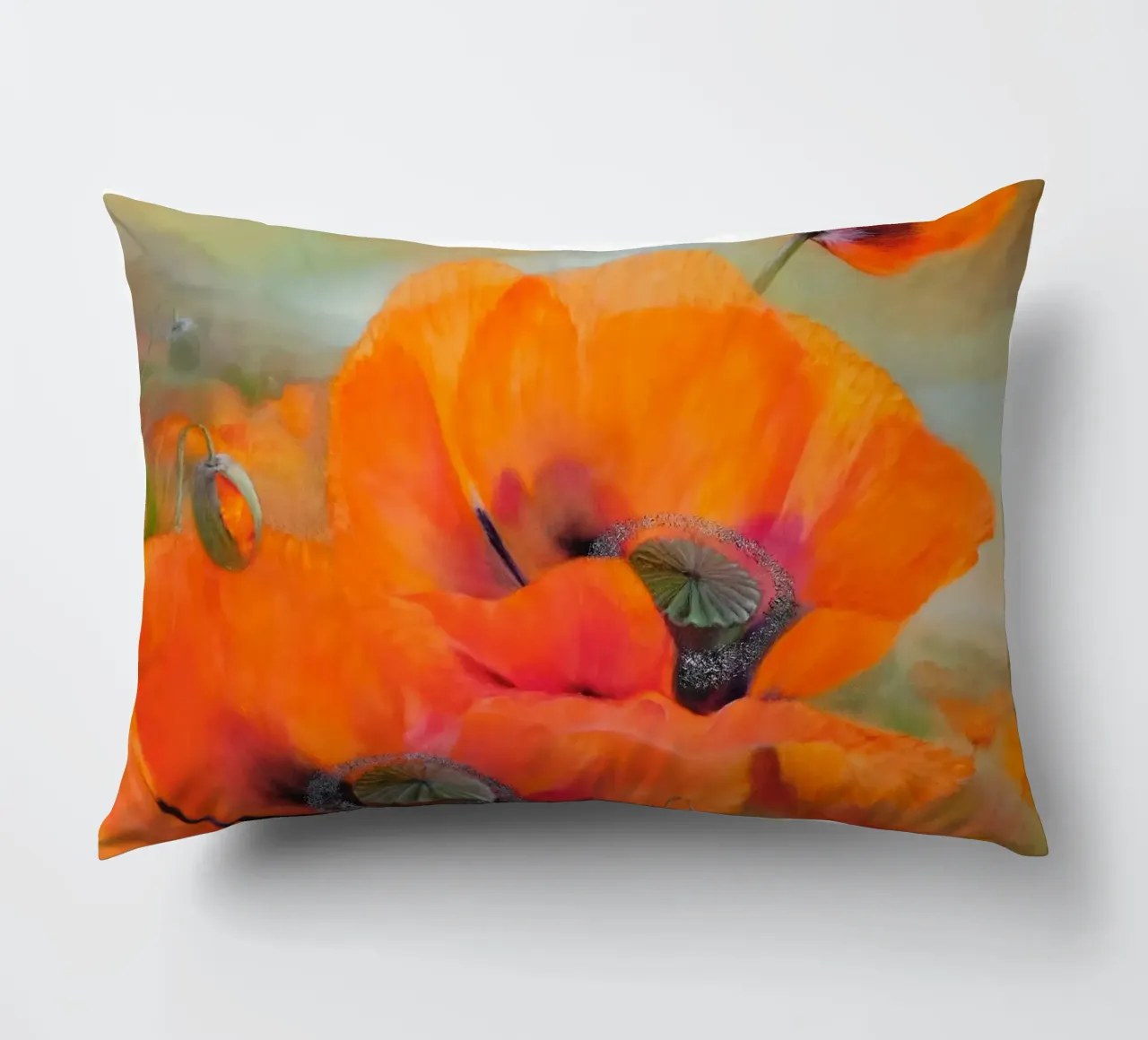 Sunny prospects decorative cushion by Annette Schmucker