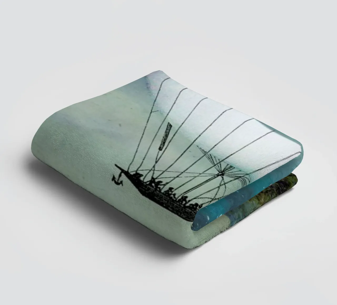 The Moon Ship asciugamano da bagno da Catrin Welz-Stein