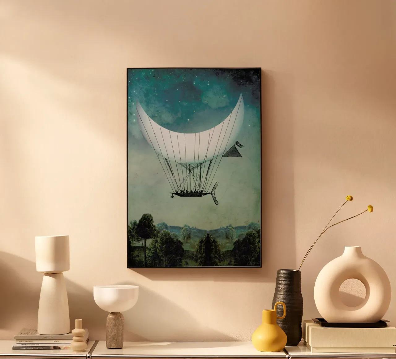 The Moon Ship plexiglass da Catrin Welz-Stein