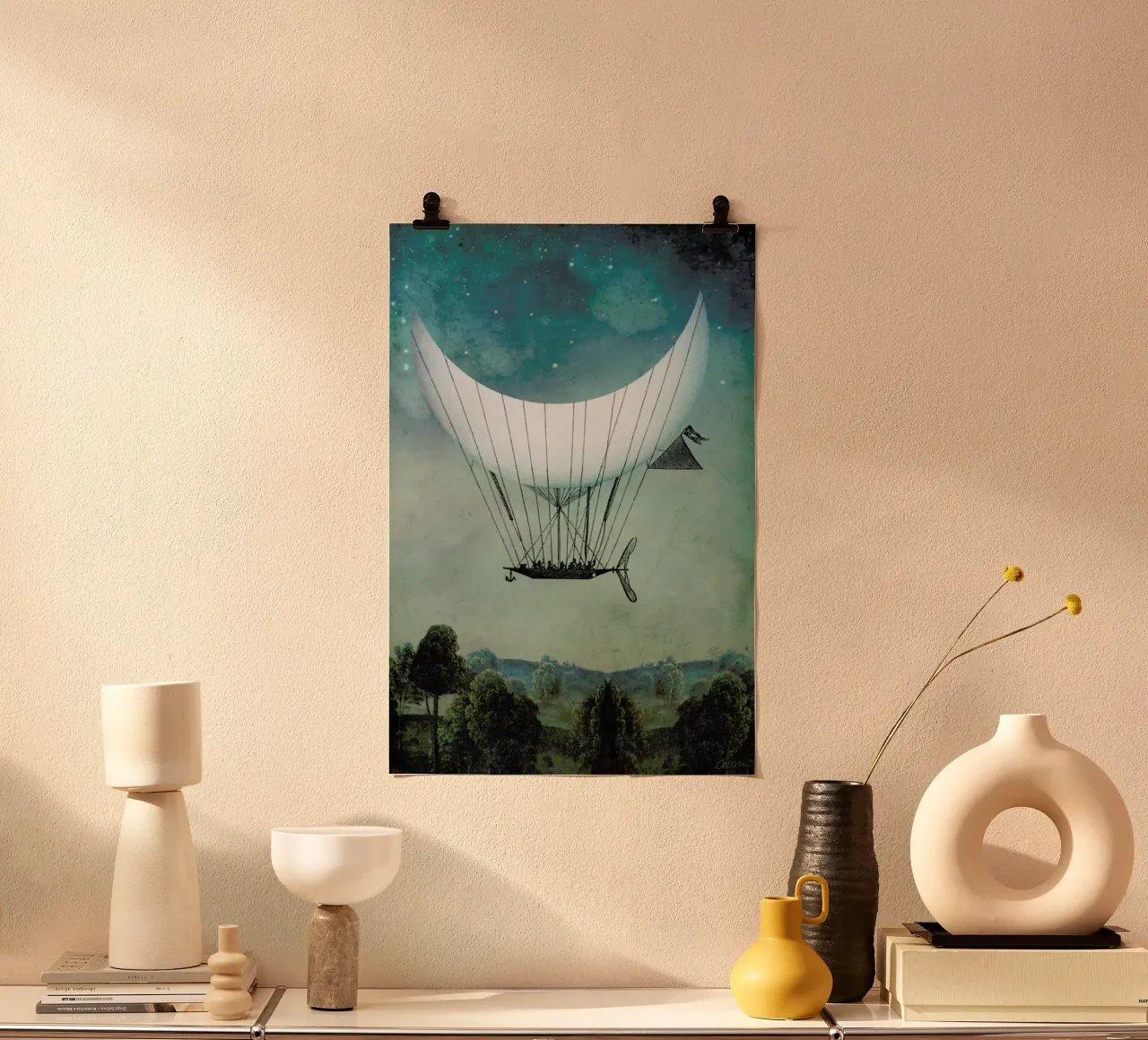 The Moon Ship poster da Catrin Welz-Stein