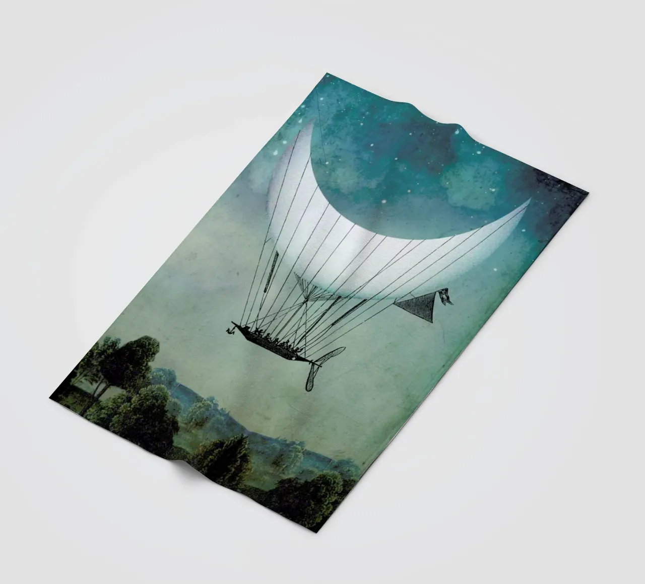 The Moon Ship coperta in pile da Catrin Welz-Stein