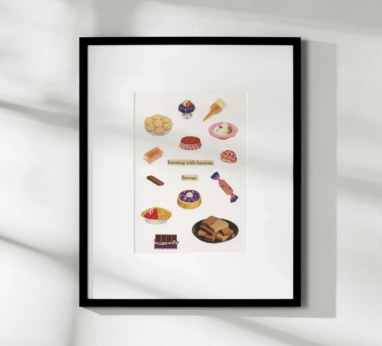 Dolci poster da Cassia Beck Collage