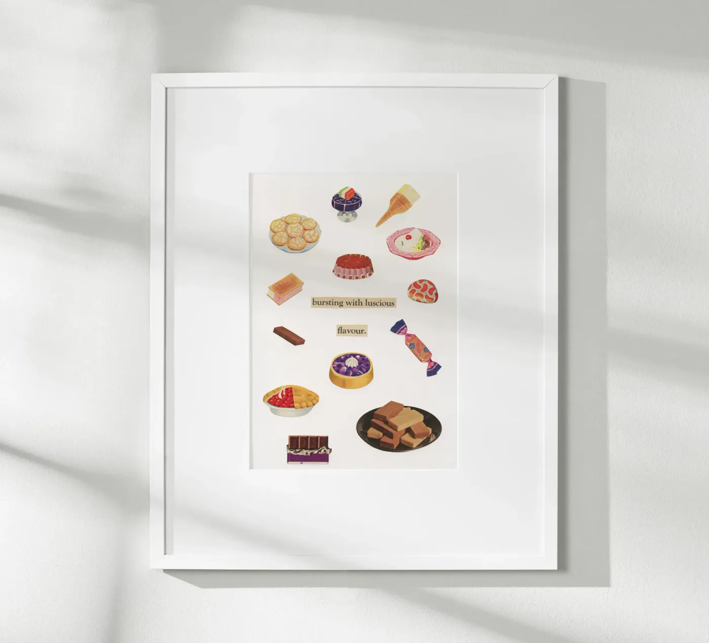 Dolci poster da Cassia Beck Collage