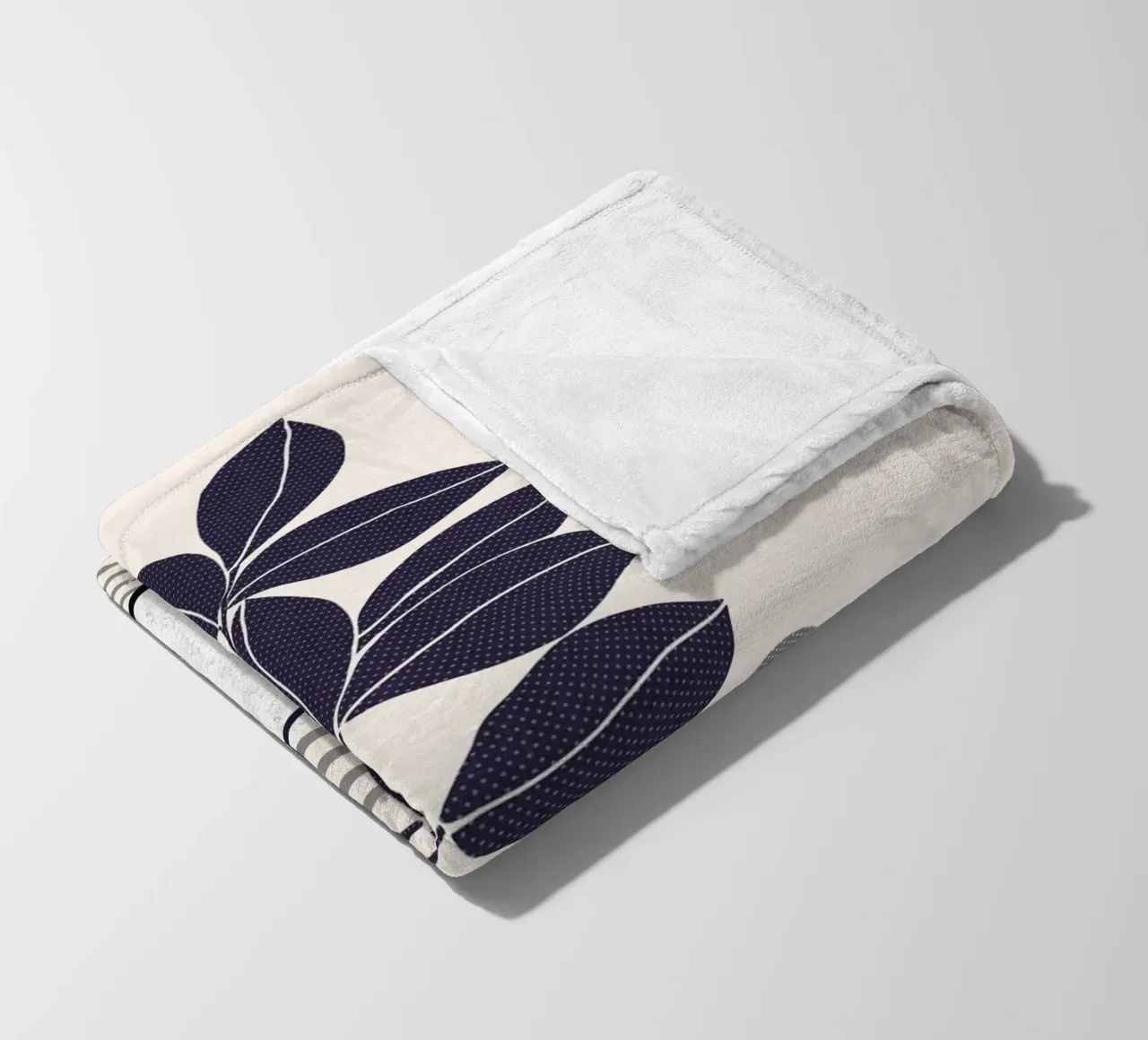 Gatti e puntini - Vaso 01 coperta in pile da The Artcircle