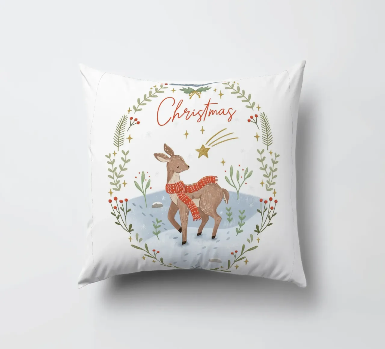 Anna Lunak - Buon Natale cuscino da The Artcircle