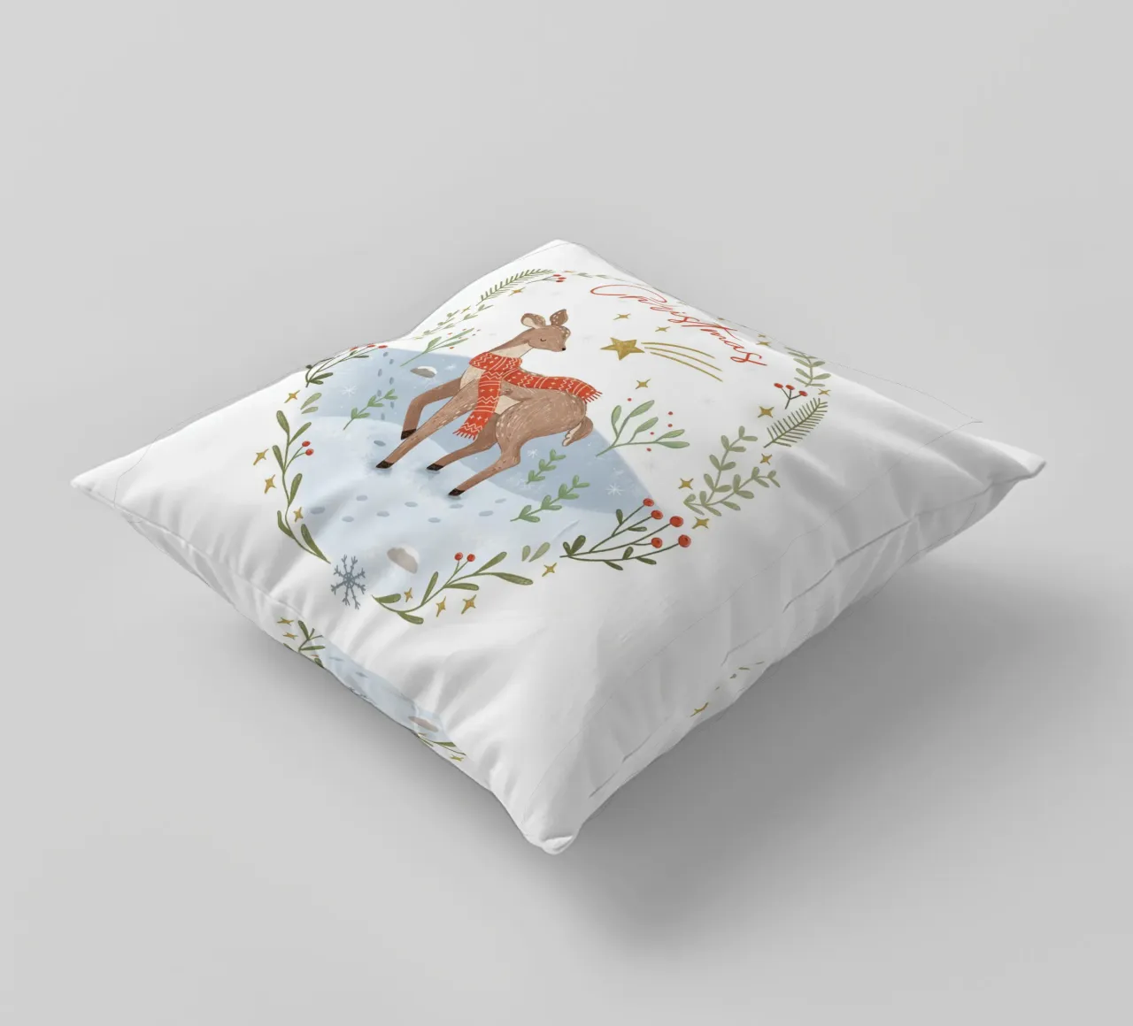 Anna Lunak - Buon Natale cuscino da The Artcircle