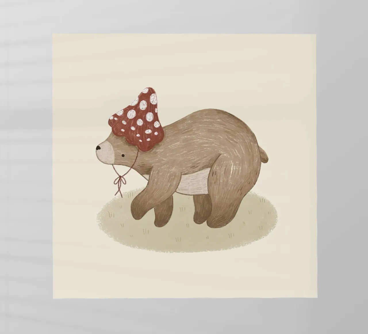 Anna Lunak - L'orso con il cappello di feltro pellicola backlit da The Artcircle