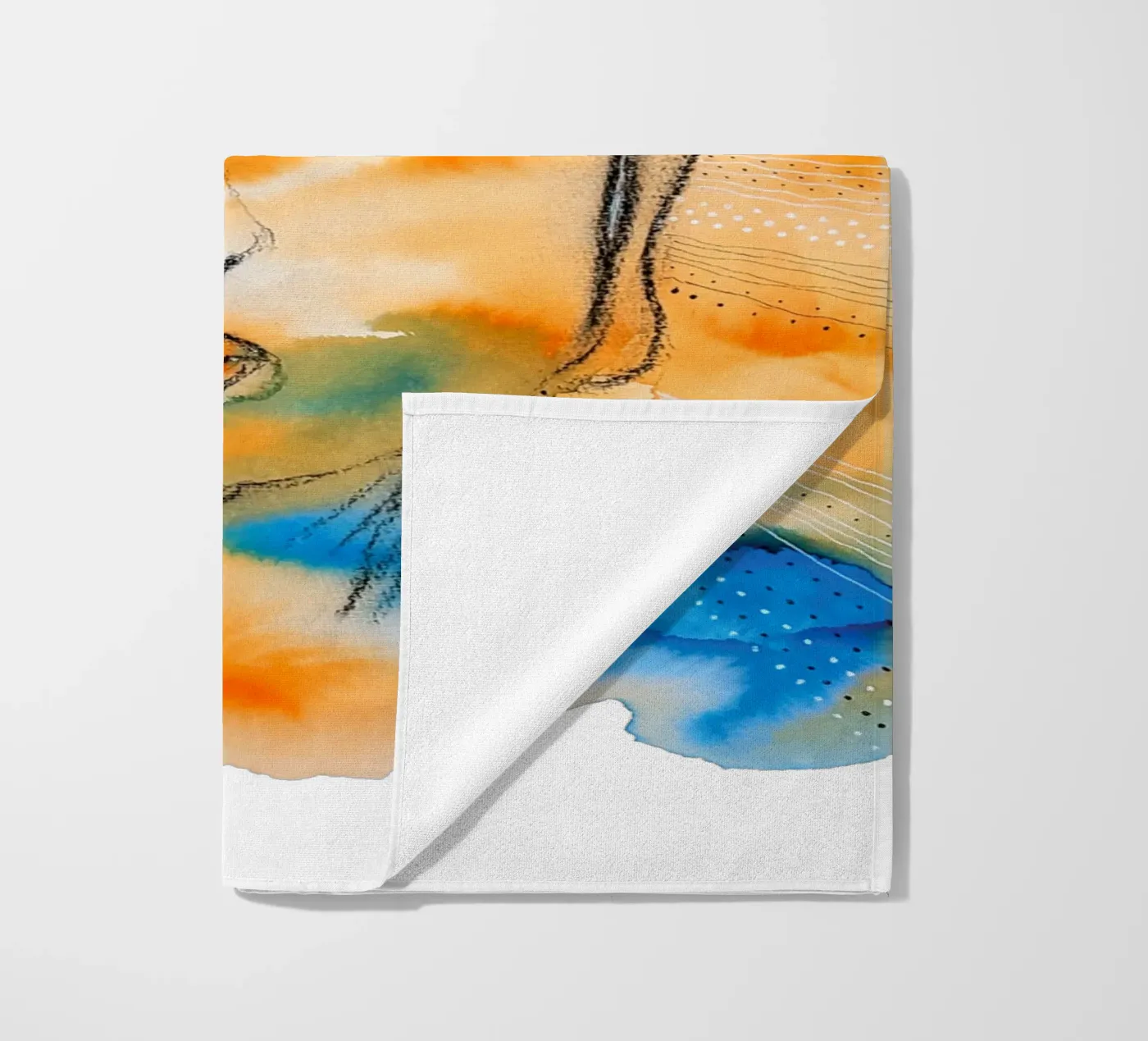 Namaste beach towel by MissVeroonica