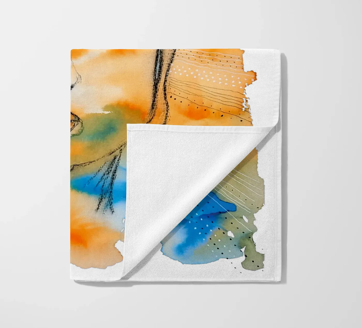 Namaste beach towel by MissVeroonica