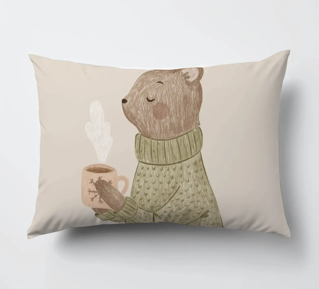 Anna Lunak - L'orso e il suo tè cuscino da The Artcircle