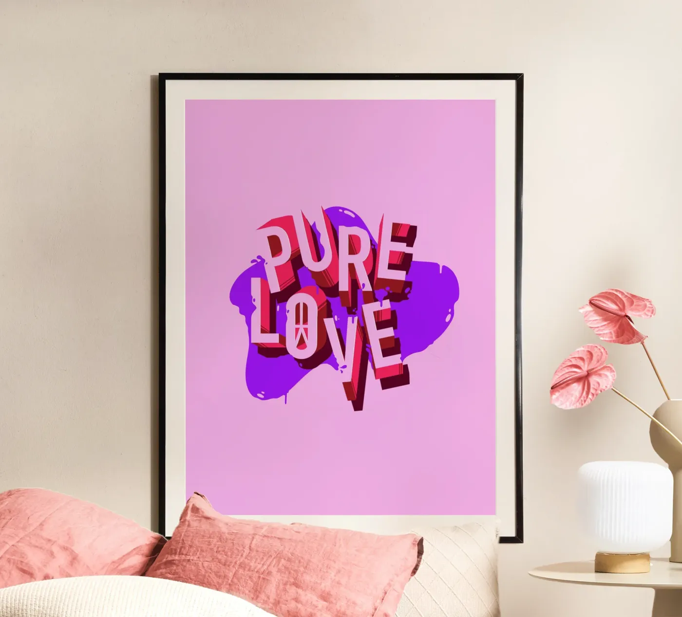 Pure Love poster da Glettering