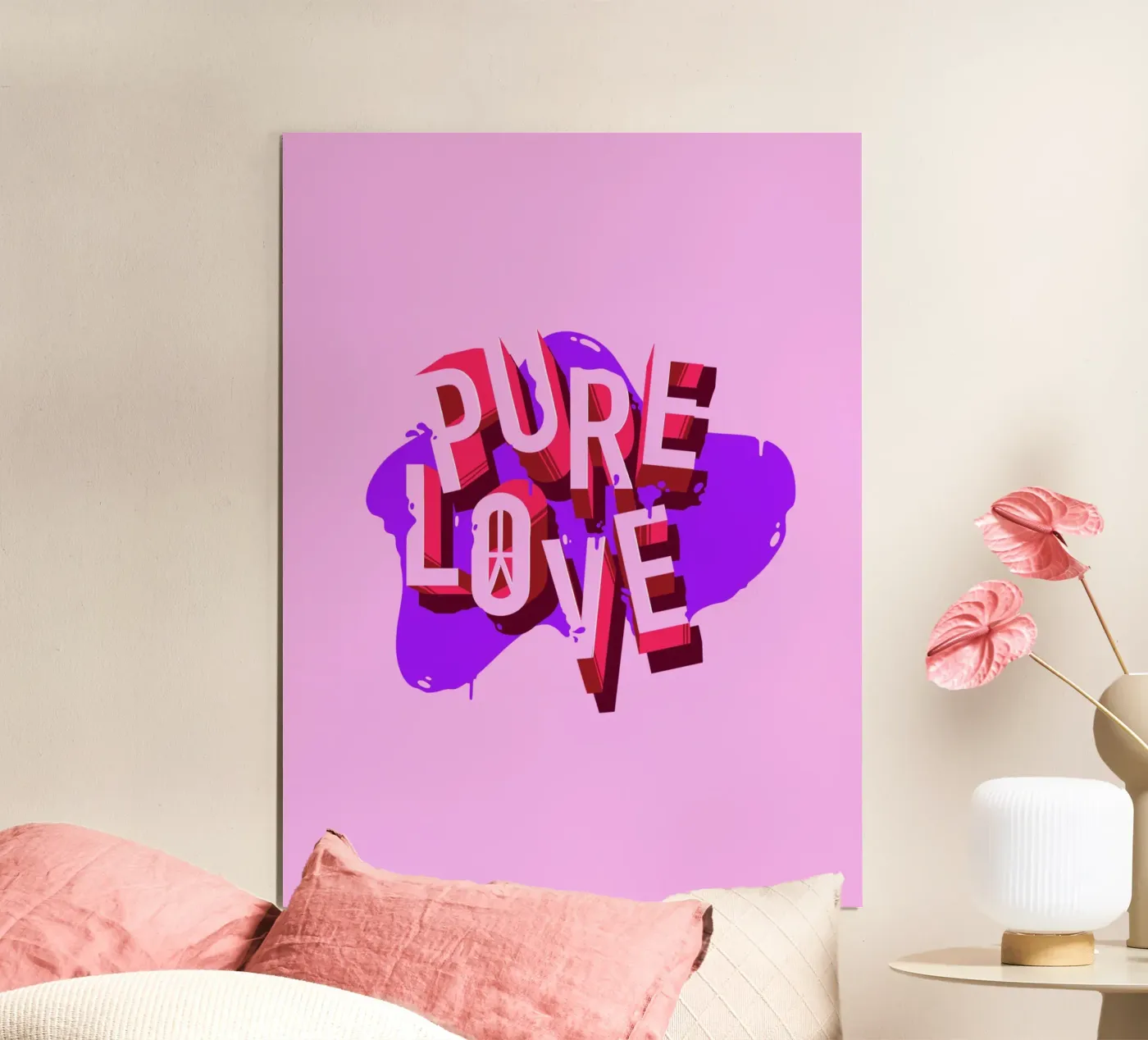 Pure Love poster da Glettering