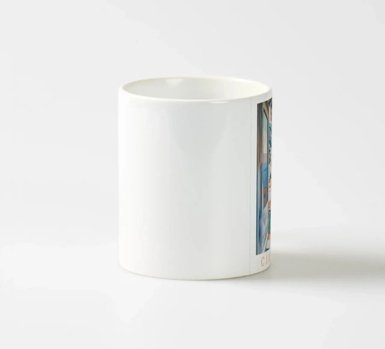 Ciao Bella Amalfi Coast tazza in ceramica da Bella Studio