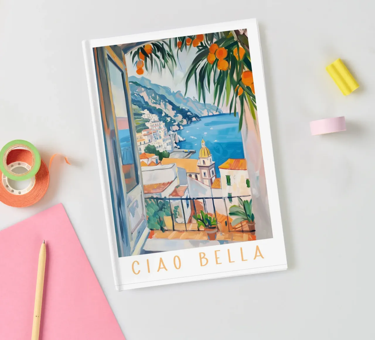 Ciao Bella Amalfi Coast notebook by Bella Studio
