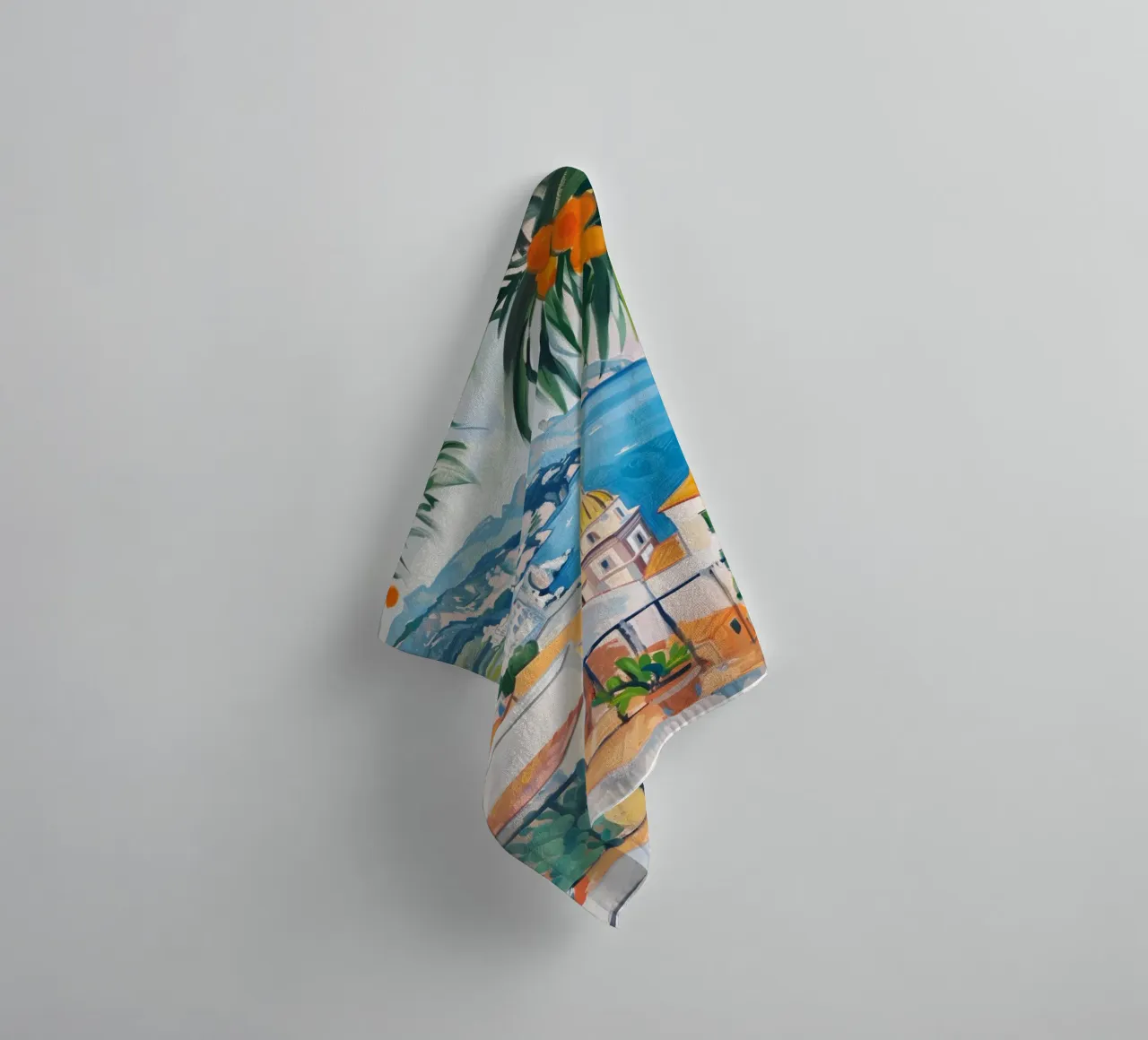 Ciao Bella Amalfi Coast towel by Bella Studio