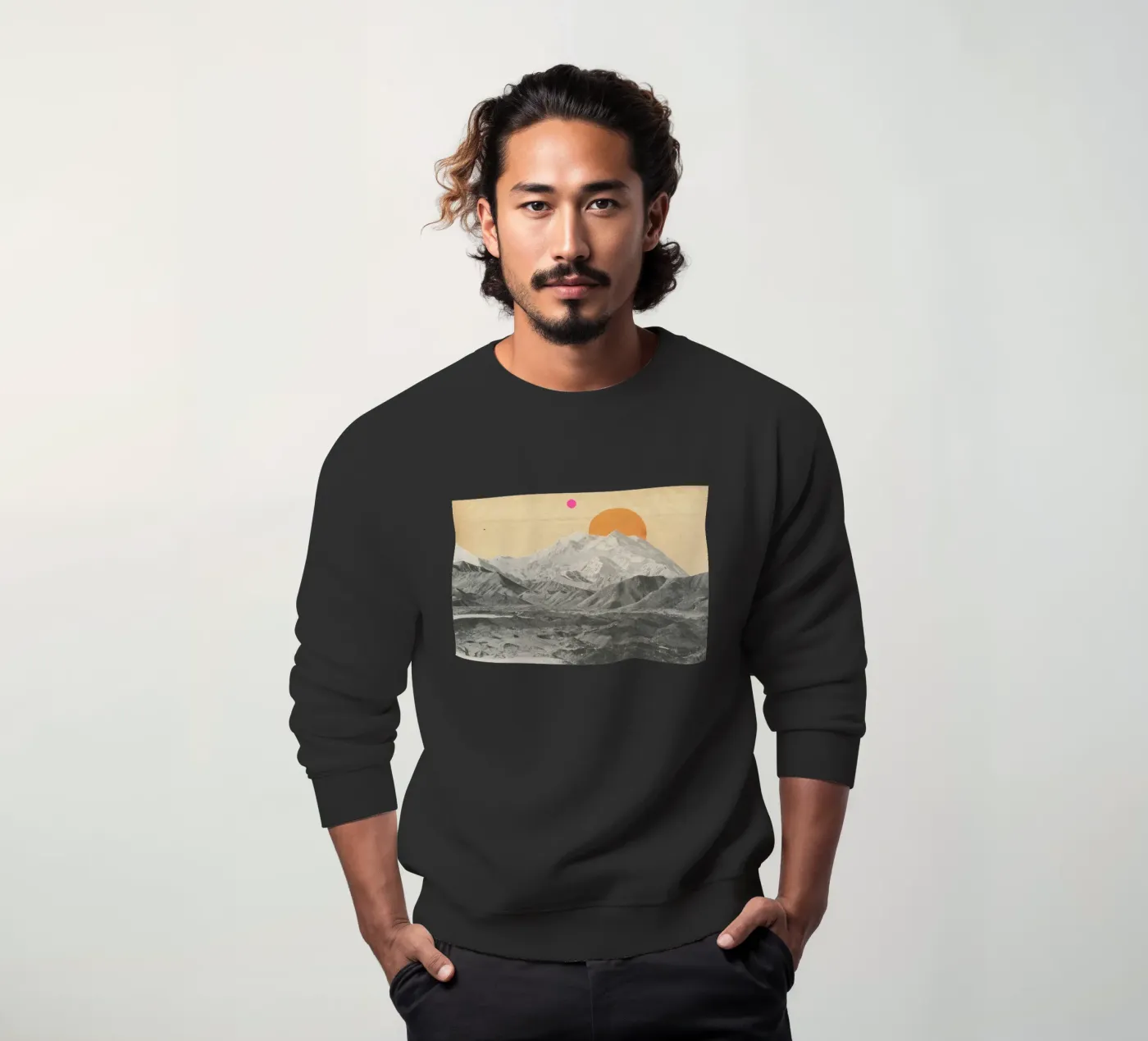 Sunset sweatshirt by Cassia Beck Collage