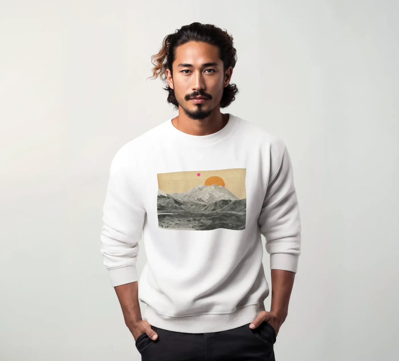 Sunset sweatshirt by Cassia Beck Collage