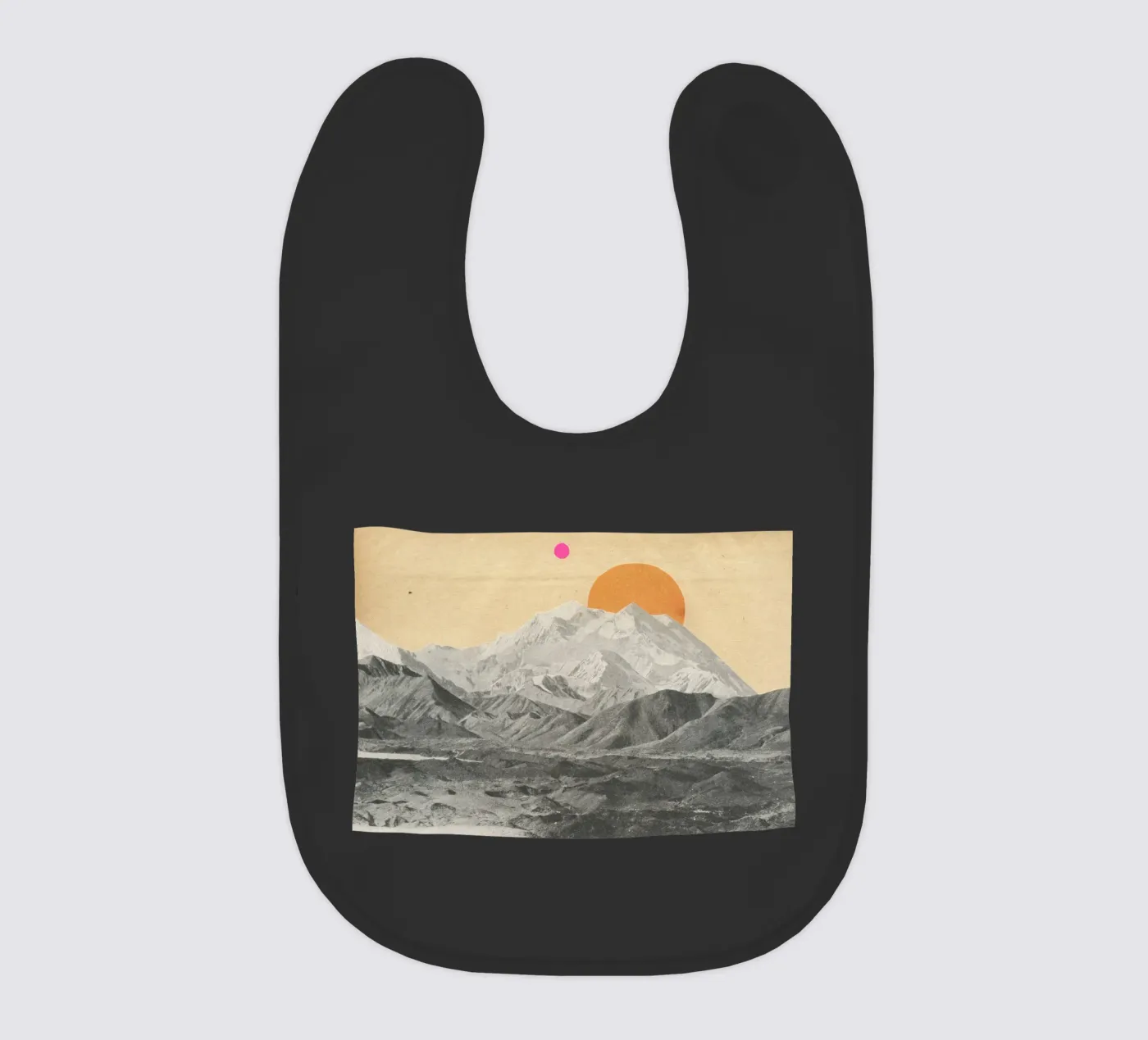 Sunset Babylätzchen von Cassia Beck Collage