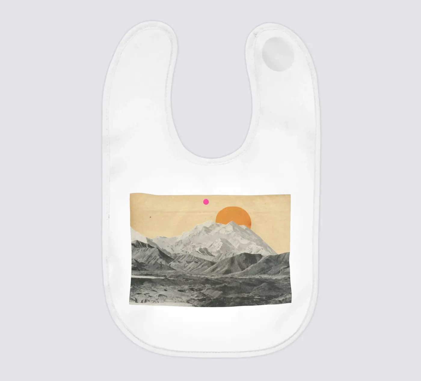 Sunset Babylätzchen von Cassia Beck Collage