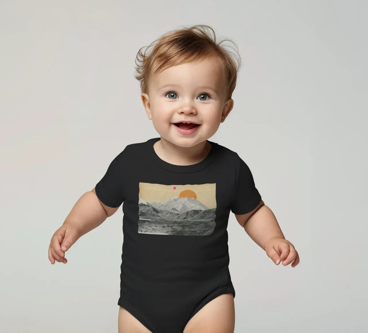 Sunset body bébé de Cassia Beck Collage