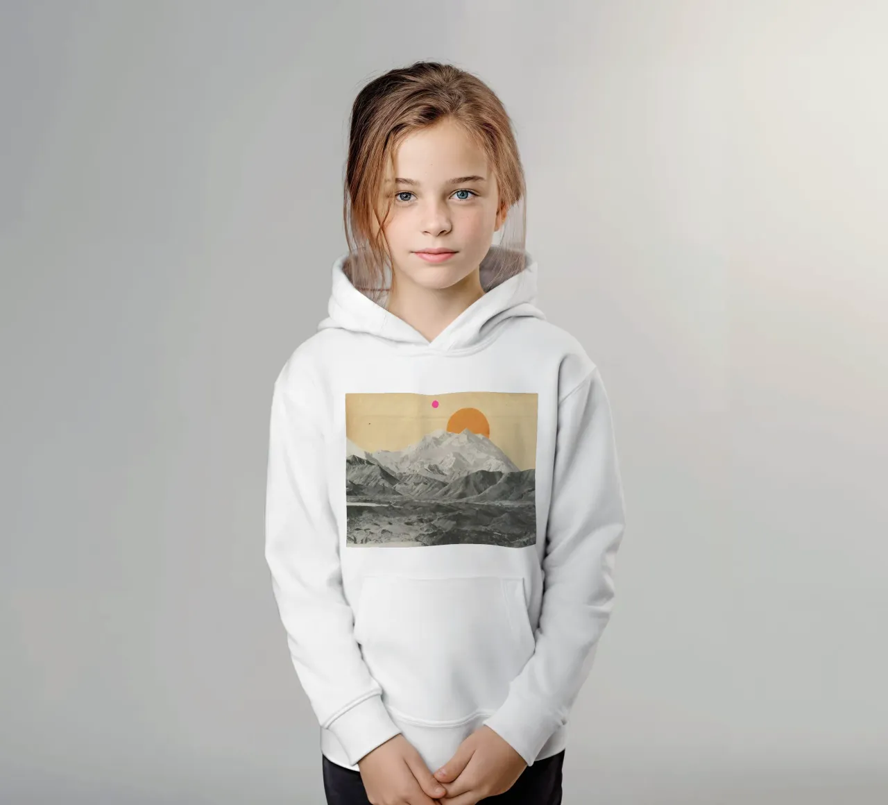 Sunset felpa bambino con cappuccio da Cassia Beck Collage