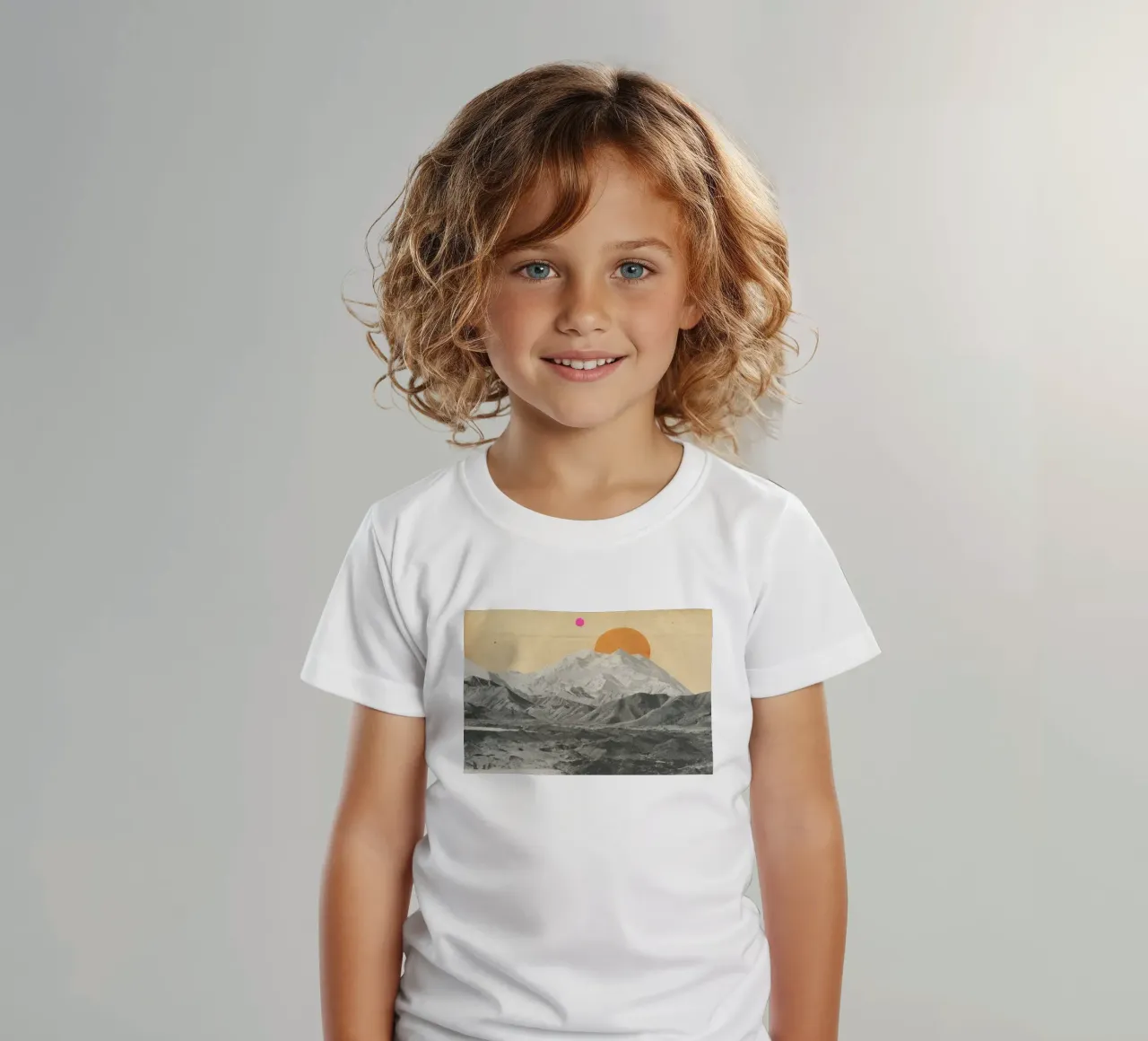 Sunset t-shirt bambini da Cassia Beck Collage
