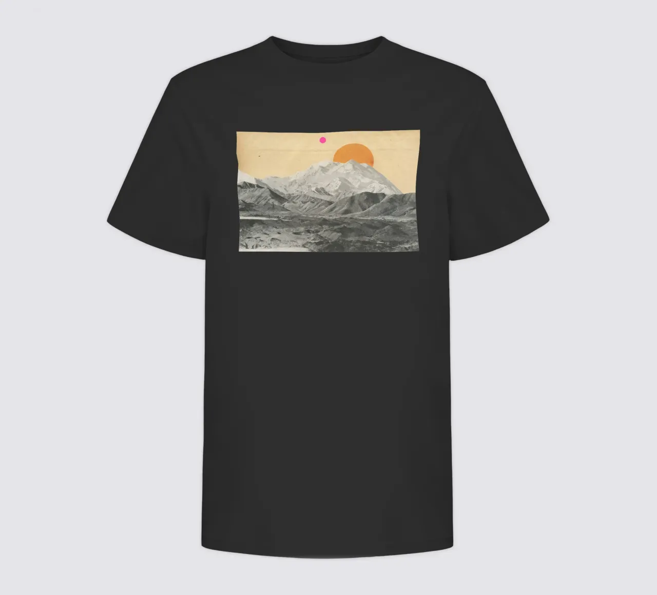 Sunset kinder t-shirt van Cassia Beck Collage