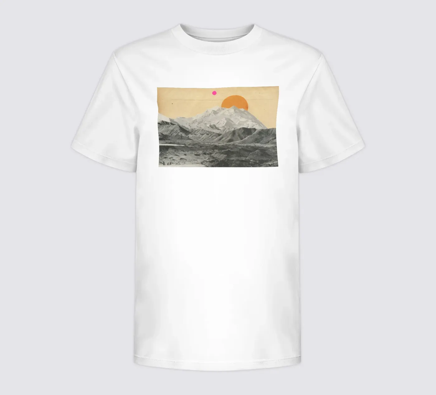 Sunset kinder t-shirt van Cassia Beck Collage