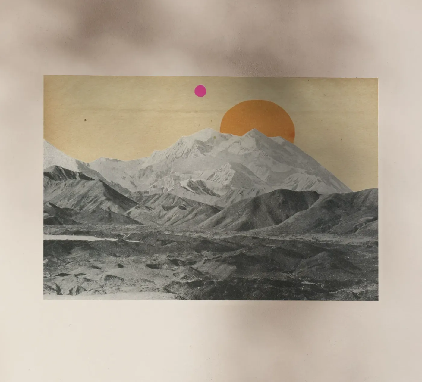 Sunset backlit folie van Cassia Beck Collage