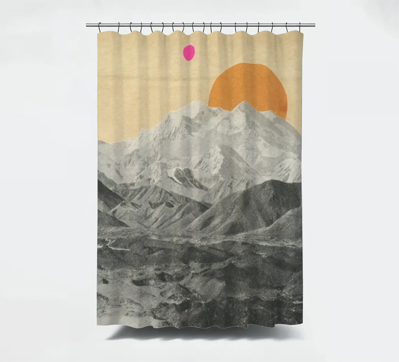 Sunset douchegordijn van Cassia Beck Collage