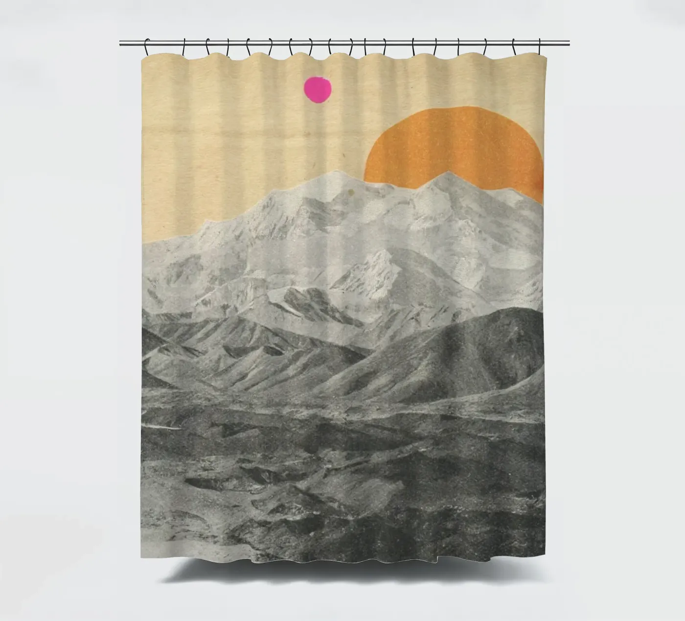 Sunset douchegordijn van Cassia Beck Collage