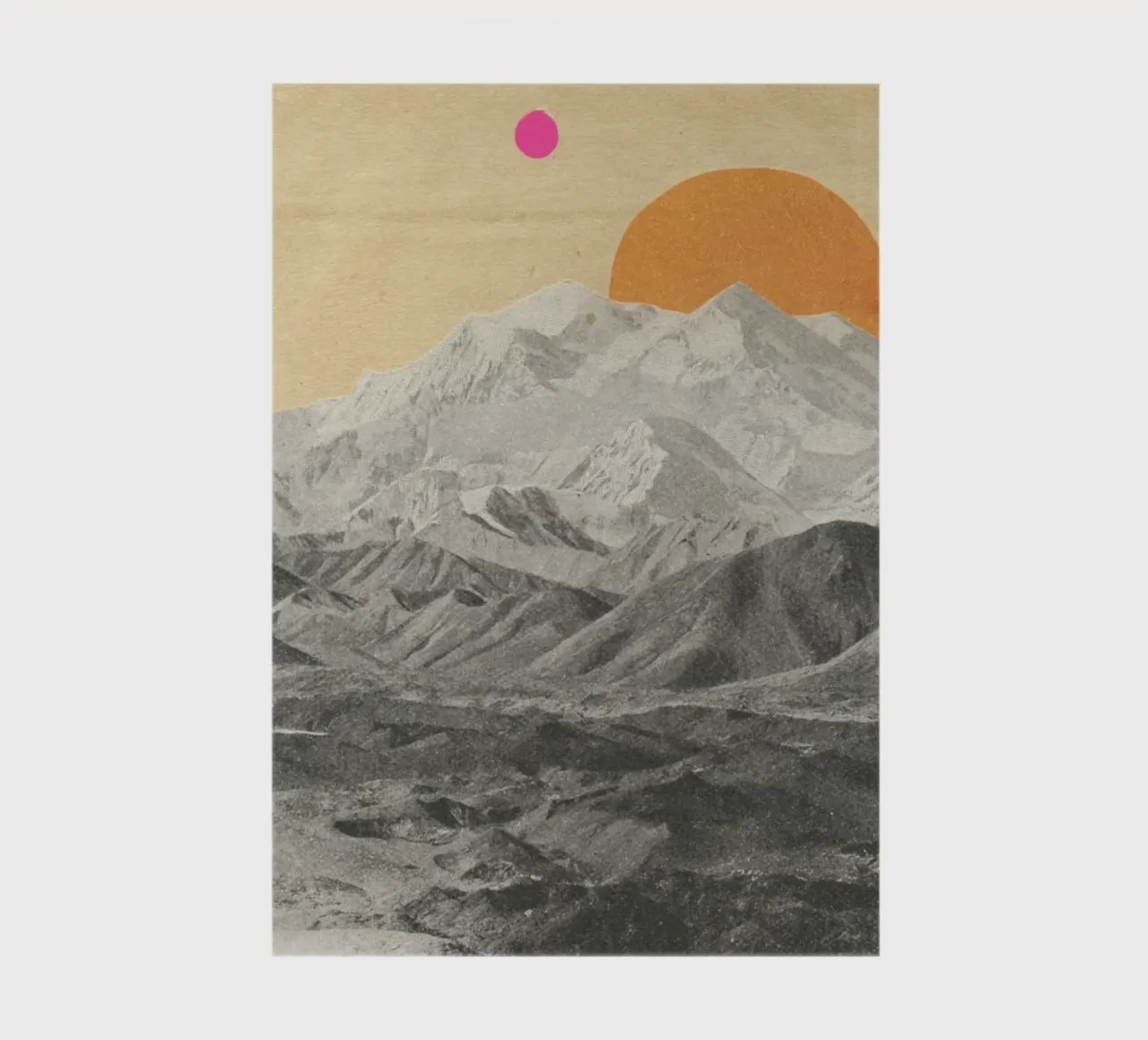 Sunset notebook by Cassia Beck Collage