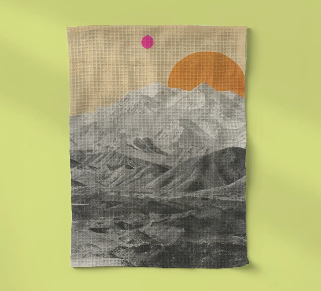 Sonnenuntergang Geschirrtuch von Cassia Beck Collage