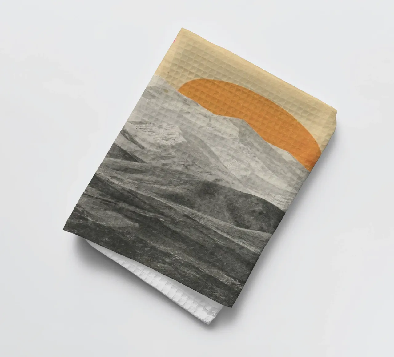 Sonnenuntergang Geschirrtuch von Cassia Beck Collage