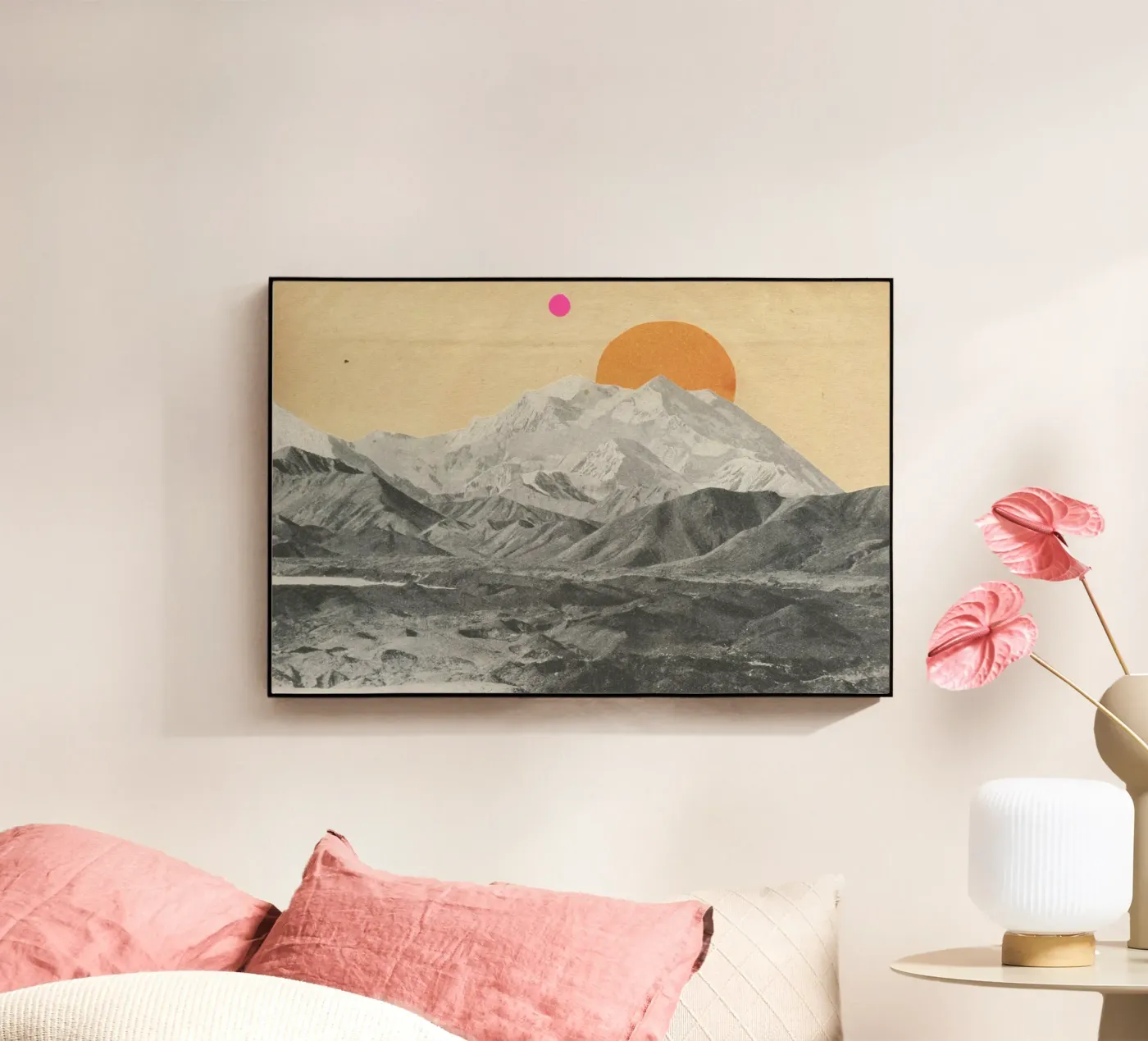 Sunset plexiglass da Cassia Beck Collage