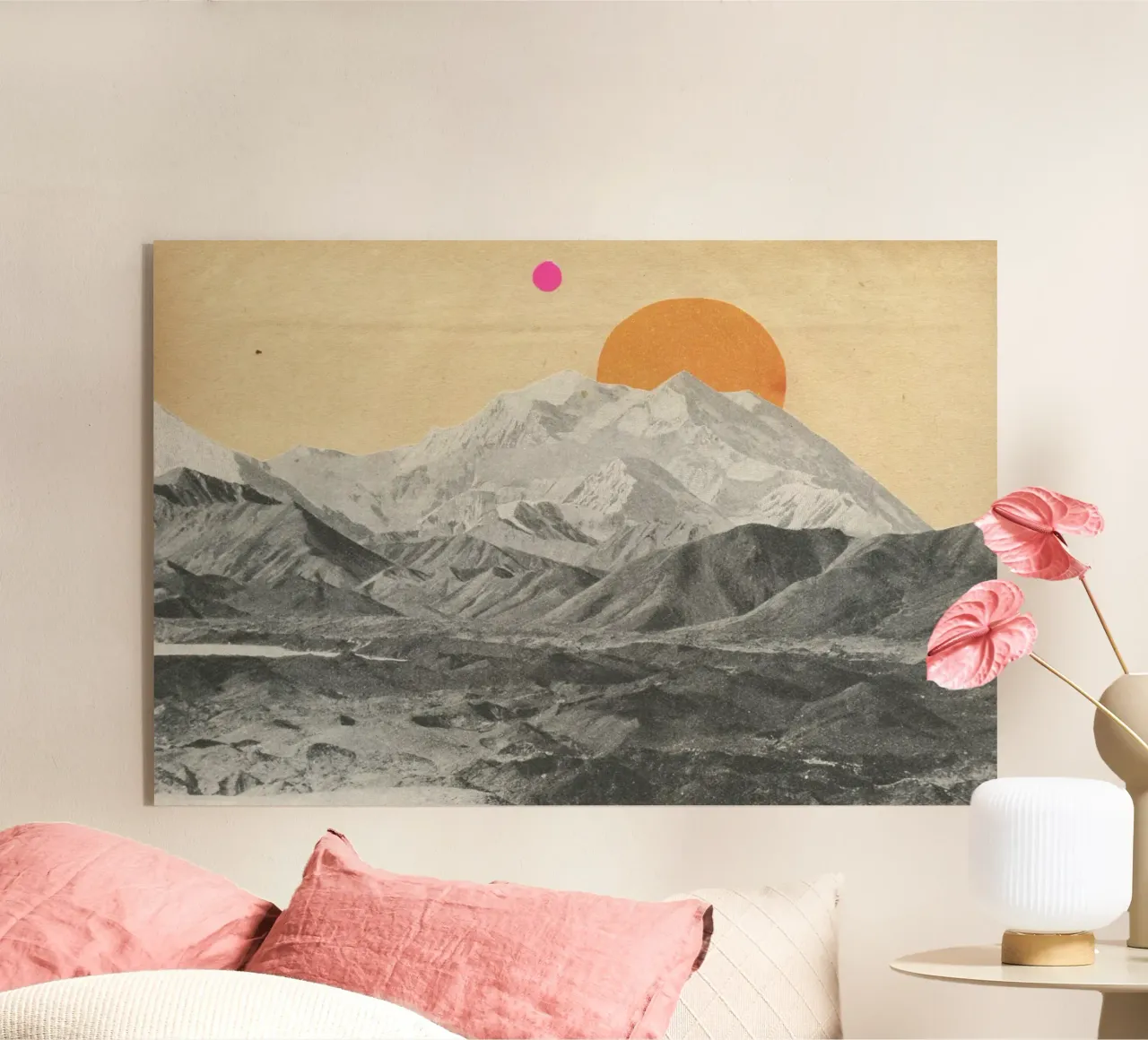 Sunset plexiglass da Cassia Beck Collage