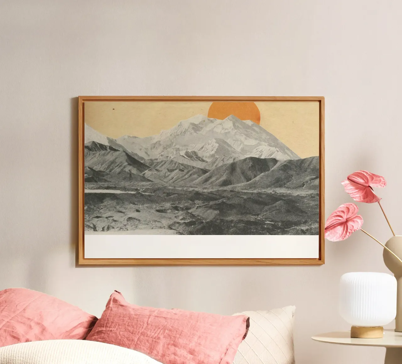 Sunset forex plate by Cassia Beck Collage