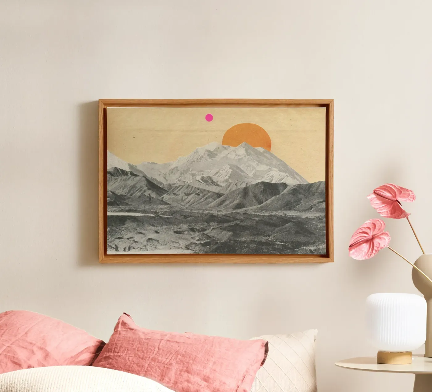 Sunset tela da Cassia Beck Collage